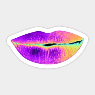 Saturated Lips Sticker